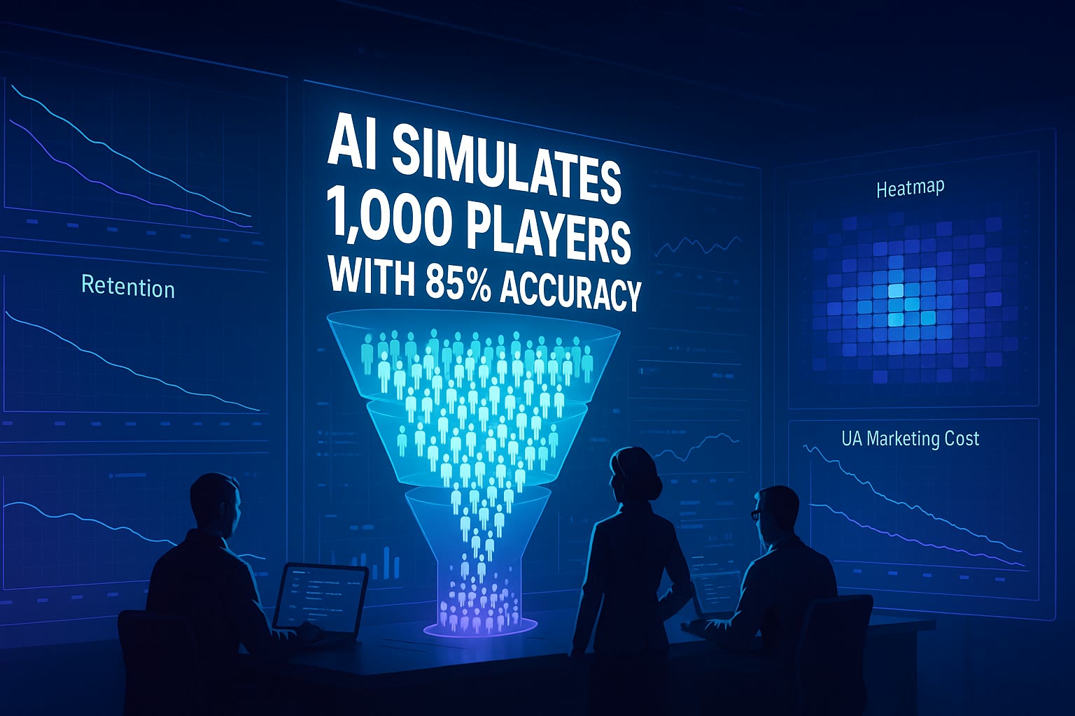 AI Simulates 1,000 Players with 85% Accuracy: Game Research, Testing, and UA Costs Slashed?