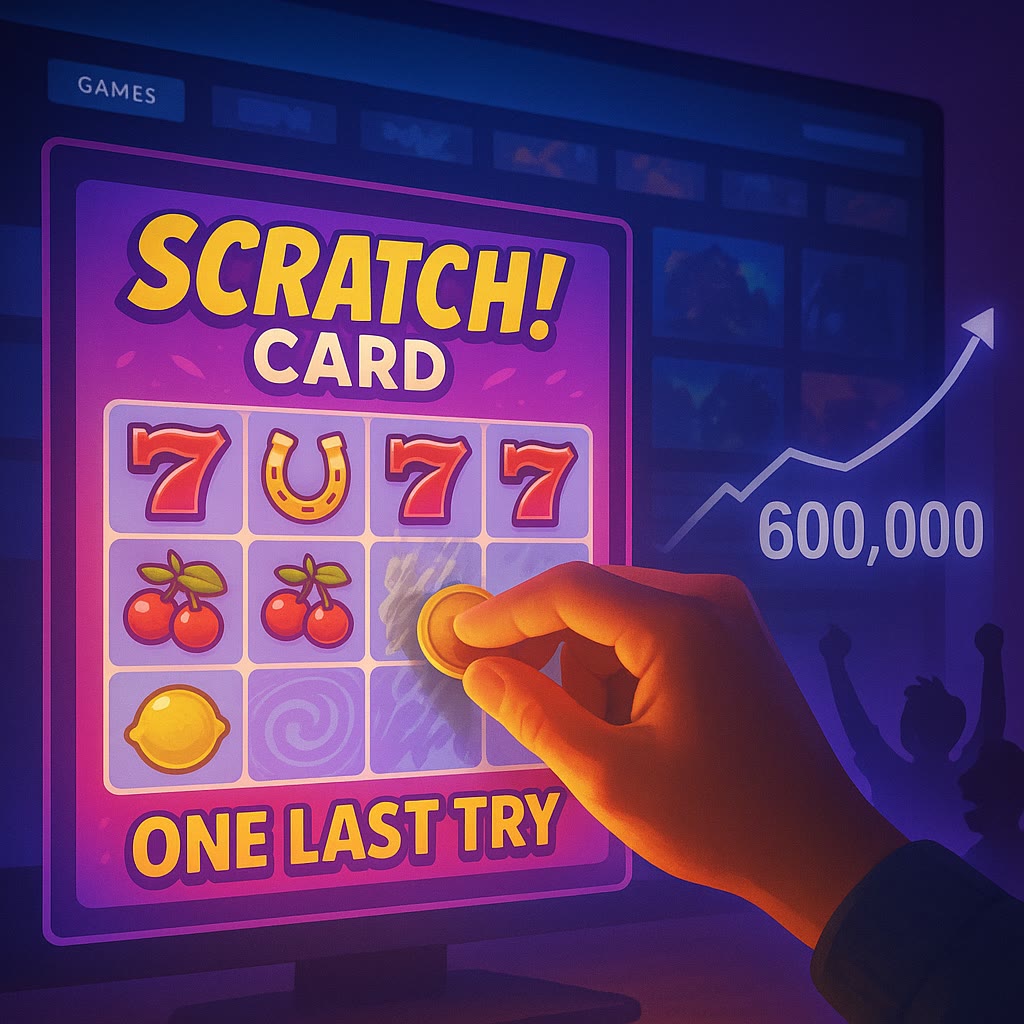 Bizarre 'Scratch Card' Game Sells 600K Copies on Steam, Players Hooked on 'One Last Try'